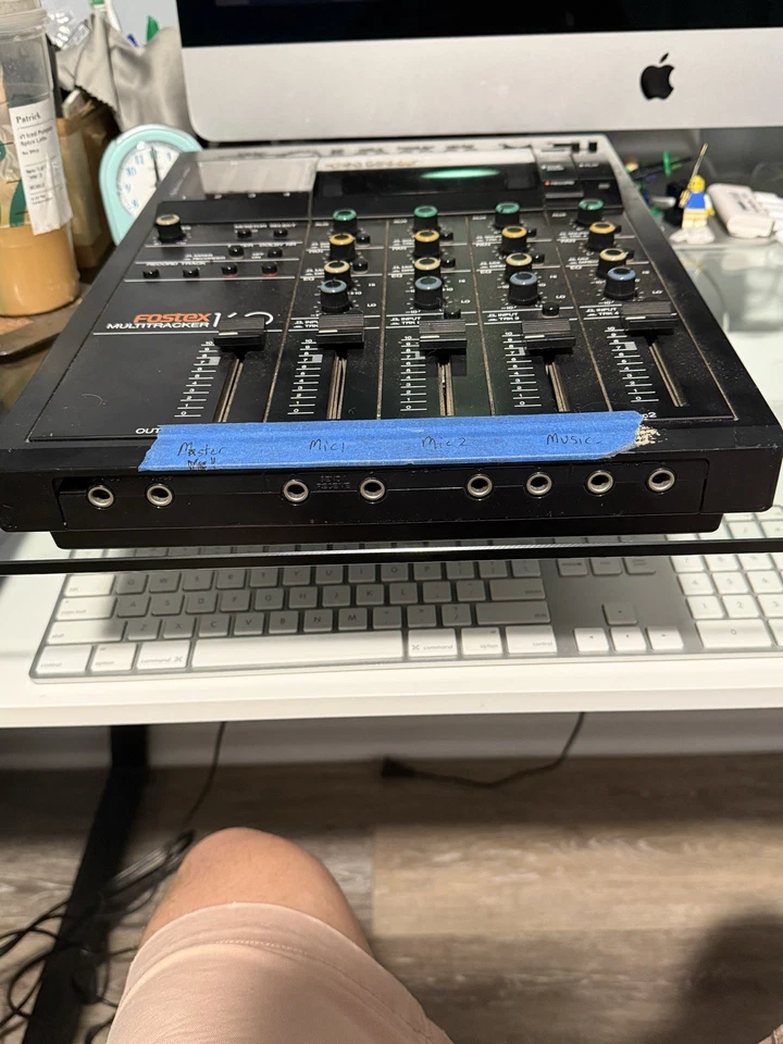 Fostex 160 4-Spur Recorder with Casette Multitracker 4-Channel POWERS ON - Image 4 of 4