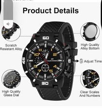 Mens Watche Military Divers Waterproof Watch Cheap Wrist Analog 