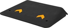 New Threshold Ramp Rubber Curb Ramp Fit for Driveway & Doorway Heavy-Duty
