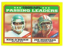 1986 Topps Football League Leaders (5 card subset)