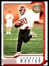 Johnnie Morton 2002 Fleer Focus Jersey Edition #40 Chiefs NFL READ FREE SHIPPING