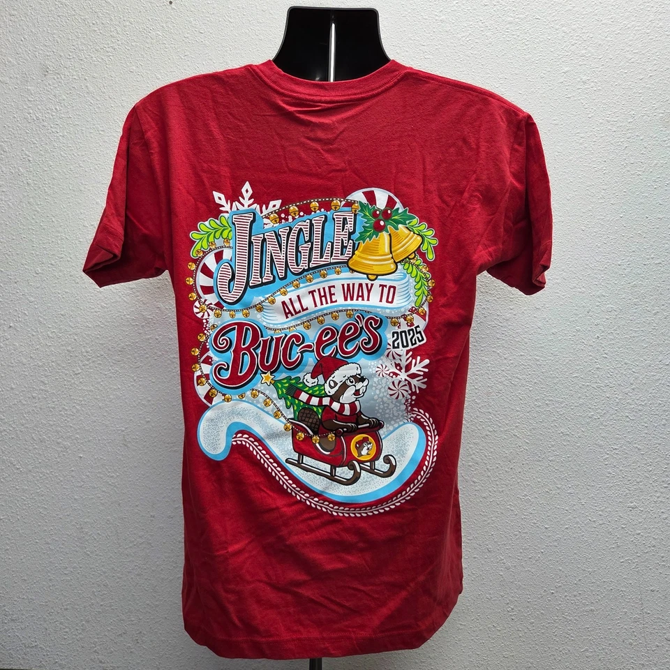 Camiseta Bucees 2025 Buc-ee's Christmas "Jingle All The Way To Buc-ee's" - Nueva Foto 4 de 4