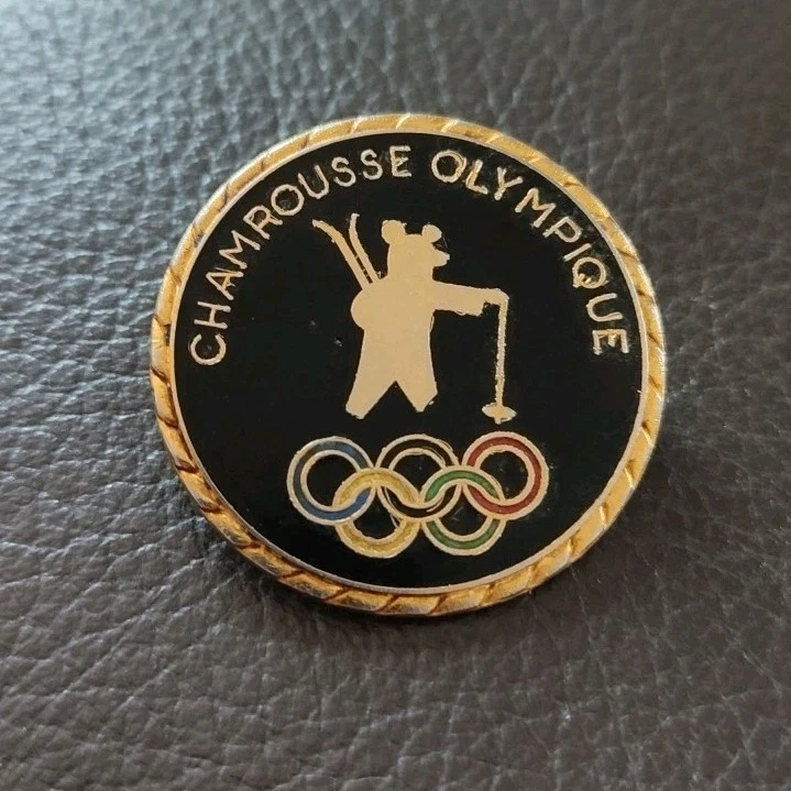Badge Officiel COJO - Jeux Olympiques De Grenoble 1968 - Arthus Bertrand - Signé