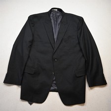 Joseph Abboud 48L Gray 100% Wool USA Made Mens Blazer Suit Jacket Sport Coat