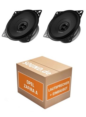 Lautsprecher hinten Audison APX 4 für Opel Zafira A | 2x Tief-Mitteltöner mit in