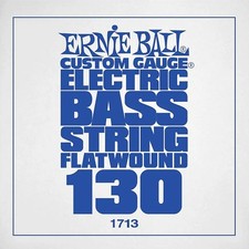 Ernie Ball .130 Stainless Steel Flatwound Electric Bass String Single
