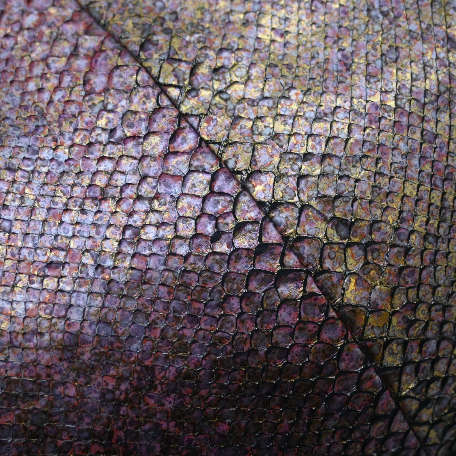 Pauric Sweeney Brown Metallic Python Leather Shou… - image 17