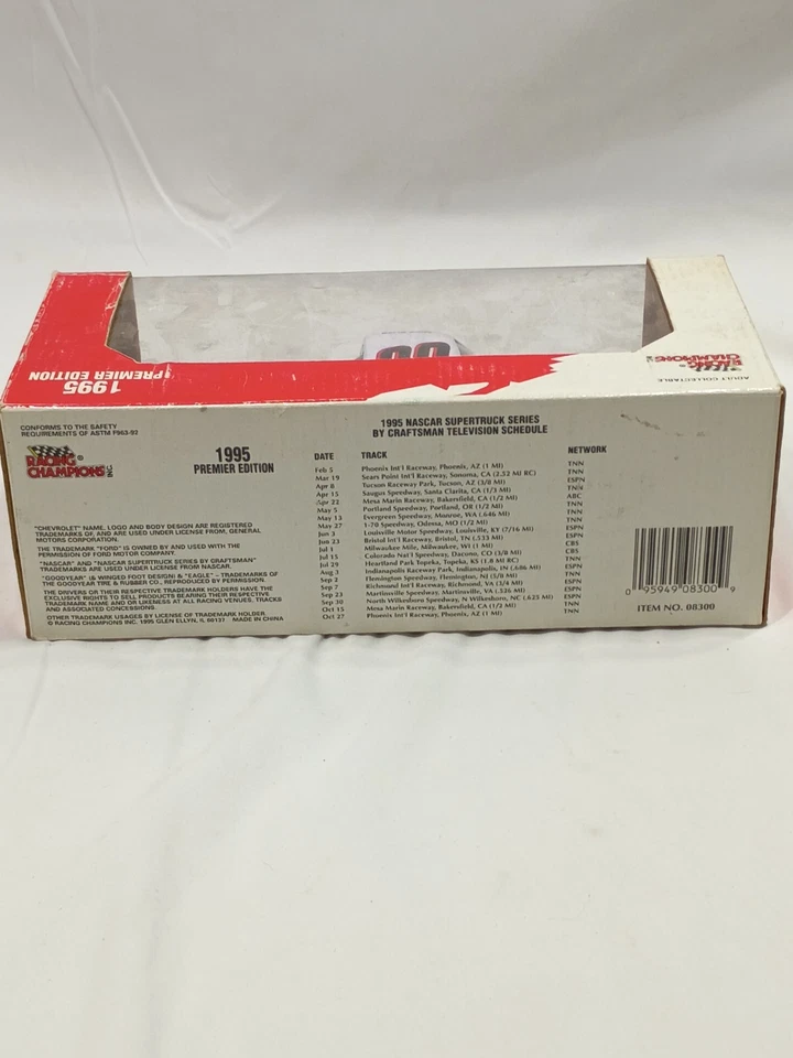 Camión fundido a presión Racing Champions 1995 1:24 #06 Mike Bliss Ultra ruedas súper camión Foto 3 de 4