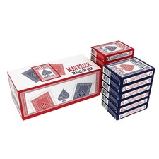 Playing Cards 12 Pack Made in USA Standard Index Red Blue