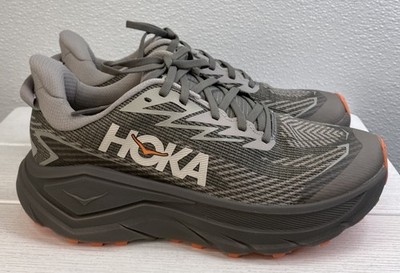 Hoka Challenger 8 GTX Women's Size 8.5B Cement/Gravel Trail Running Sneakers