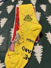 New McDonald's Grinch Meal Yellow Socks Limited Edition 2025 Holiday Collectible