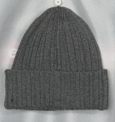 Michael Kors Light Gray Polyester Blend Cuff Beanie Hat  display picture 2