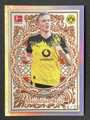 Maximilian Beier 2025-26 Topps Chrome Bundesliga Ornaments Orange /25 #OR-8