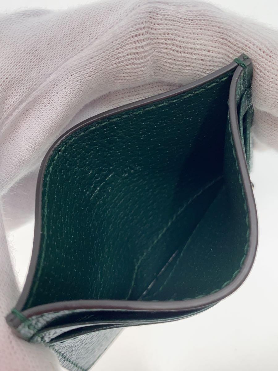 GUCCI Horsebit Leather Card Case, Green 700469 thumbnail 4