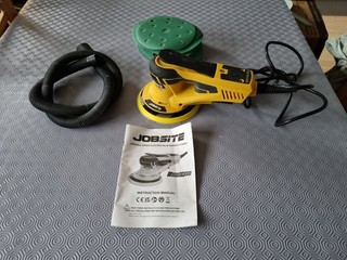Used Jobsite CT5650 Palm Sander F150mm 350w/230v and sanding discs
