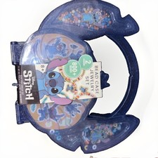 Disney Stitch Bead Case Jewelry Set 800 Beads 2 Charms New W Case Free Ship H1