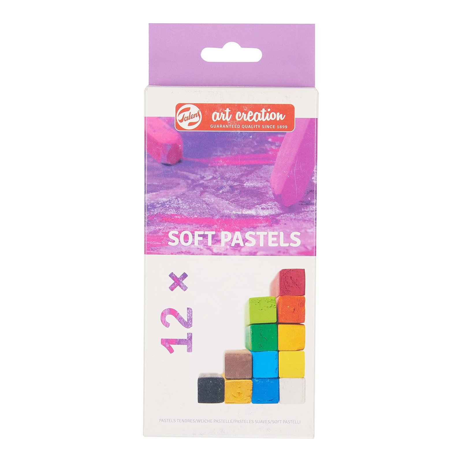 Talens Art Creation - Soft Pastel Set 12 Colours - Vivid Pigment - Velvet Finish 4390₽