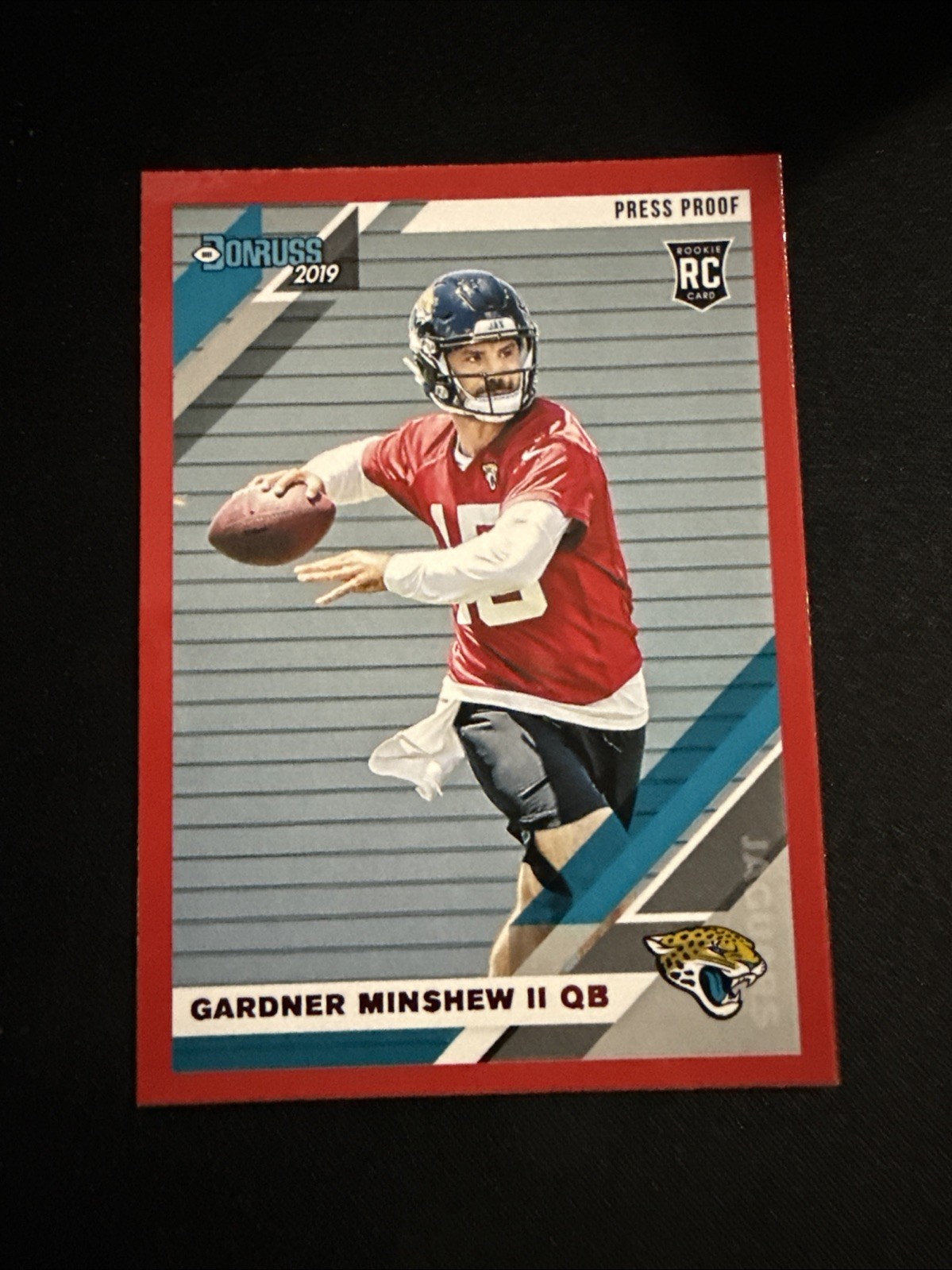 2019 Panini Donruss - Rookies Gardner Minshew II #292 Press Proof Red (RC)