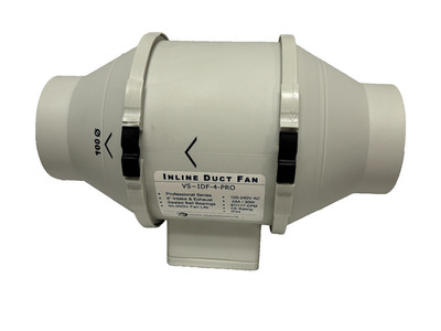Cool Components VS-IDF-4-Pro, 4'' Inline Duct Fan - New!