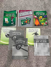 Abeka Homeschool Grade 6 Set Science Health H...