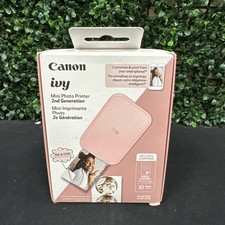 Canon - IVY 2 Mini Photo Printer - Blush Pink - Bluetooth wireless printer