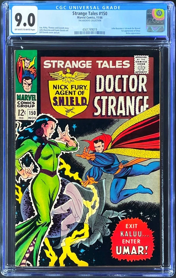 Strange Tales 150 CGC 1966 Marvel Comics 1st App Silver Age Dr Strange KEY MCU - Image 3 of 4