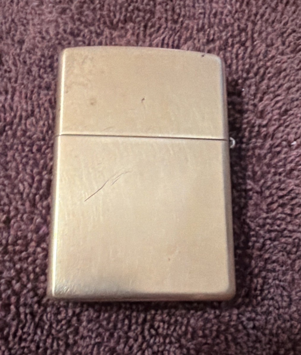 2003 Zippo Brass Lighter B 03 February 03 Bradford PA. Matching