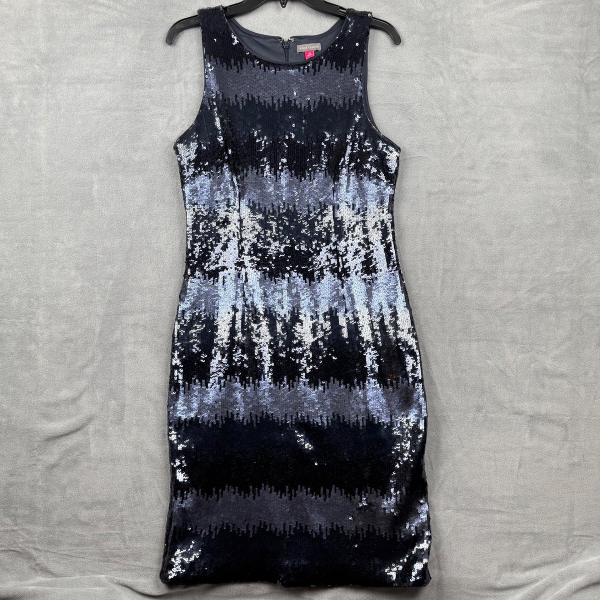 vince camuto striped sequin dress Multicolor Striped Sequin Dress Vince Camuto Multicolor Striped Sequin Dress Mercari