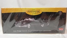 Sun Star 1959 Dodge Custom Royal Lancer Convertible 1:18 Pewter Poly Diecast Car