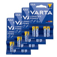 16X Varta Longlife Power Alkaline Batterie Aaa Micro 4903 LR03 MN2400 1,5V