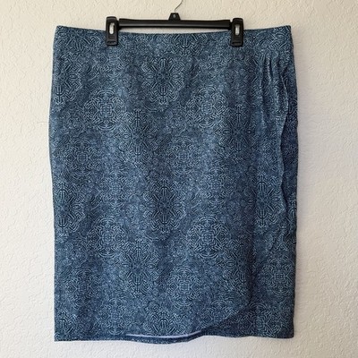 NWT Ripskirt Hawaii True Wrap Skirt XXL Length 3 Blue Resort Spring Break NEW