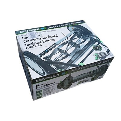 Earthwise 16'' 5-Blade Heavy Duty Reel Lawn Mower Model 1816-16EW New Open Box