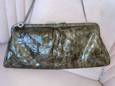 Vintage Clutch PICARD Luxustasche Registriernummer  Leder Handtasche Italy 