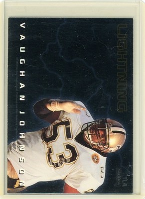 1993 Skybox Premium - Thunder & Lightning Sam Mills, Vaughan Johnson #TL4