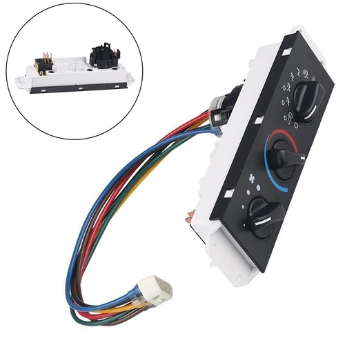 For Jeep For Wrangler A/C Control Panel Switch with OEM Number 55037473AB Black - Picture 3 of 12