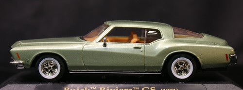1971 Buick Riviera GS Lime Mist 1:43 Road Signature Collection Yat Ming Ex. - Picture 3 of 7