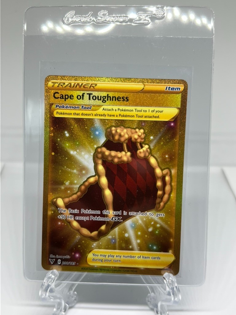 Pokemon Card Vivid Voltage Cape of Toughness 200/185 Secret Rare