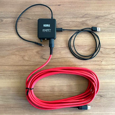 Korg PlugKey Mobile MIDI interfaccia audio per iOS iPhone iPad Lightning nero uso