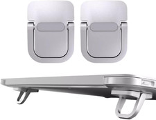 2Pcs Self-Adhesive Laptop Stand Riser Feet, Adjustable Kickstand for 10-18" Devi