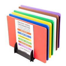eZone Commercial Kitchen Chopping Boards 45x30cm Multi-Colour Catering Food Prep