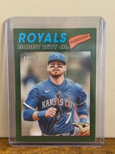 2026 Topps Heritage BOBBY WITT Jr. #160 Dark Green Border Kansas City Royals