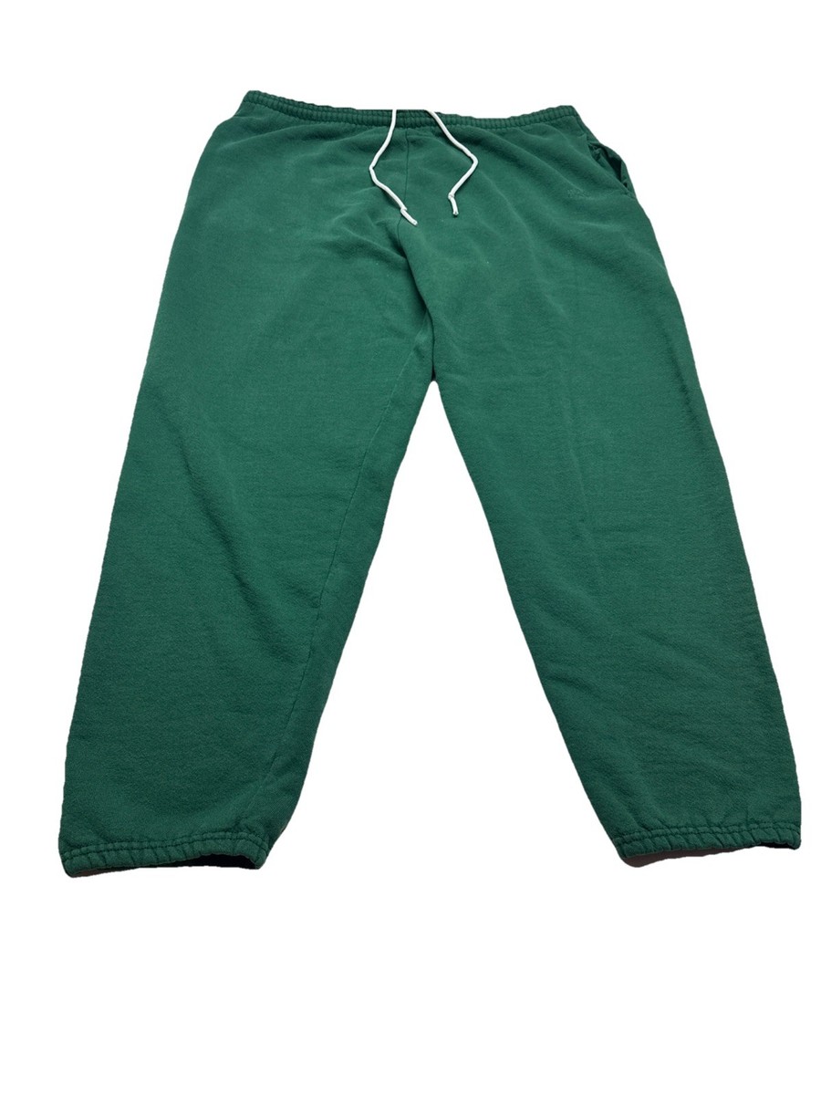 Vtg 90s Streetwear Mens L Faded Blank Sweatpants Joggers Pants
