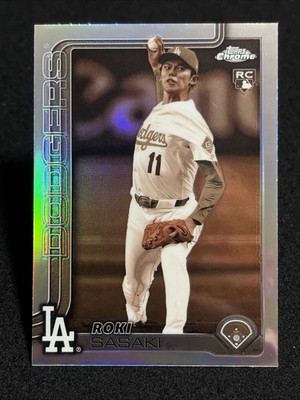 2025 Topps Chrome - Roki Sasaki #217 Sepia Refractor (RC)