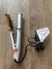 InStyler Rotating Hot Iron Hair Styler Brush 1.25" inch Barrel Silver IS1001