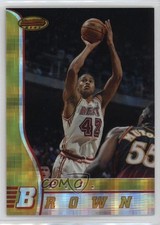 1996-97 Bowman's Best Atomic Refractor PJ Brown #12 h8k