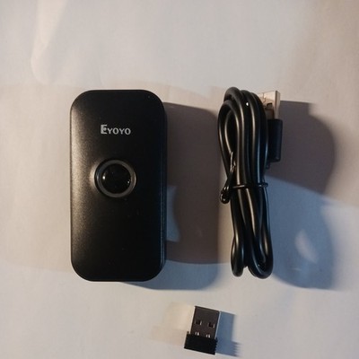 Eyoyo Mini Bluetooth Barcode Scanner Wireless 1D Laser for Windows Android iOS