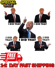 I Did That Trump Stickers 100 Pcs Trump I Did That Stickers Funny I Did That I Did That Trump Stickers 100 Pcs Trump I Did That Stickers Funny I Did That