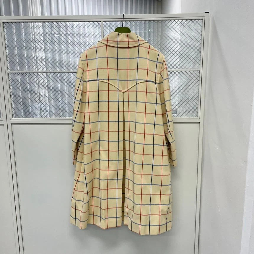 Cappotto Gucci in cotone a quadri con finestra 12345 65285815