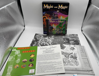 Might and Magic Trilogy PC CD-ROM Deutsch Big Box mit Karten