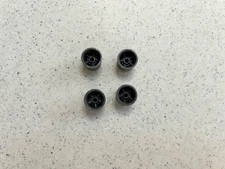 4 COX TEAM MODIFIED 1/24th CHEETAH REAR THREADED WHEELS nos BUY NOW, FREE SHIP